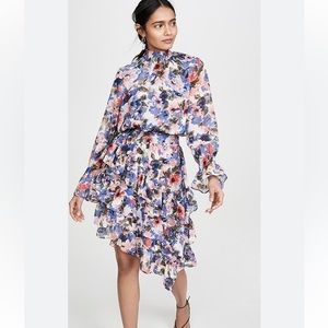 MISA Savanna Floral Flowy Dress - Medium